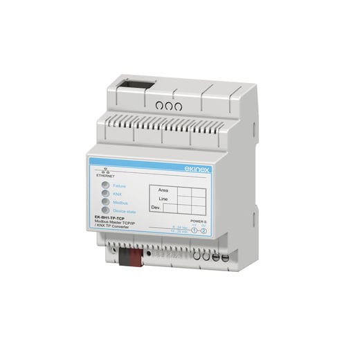 Modulo di interfaccia gateway - EK-BH1-TP-TCP - ekinex® - su guida DIN / KNX / Ethernet