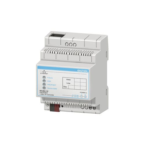 Modulo di interfaccia gateway - EK-BN1-TP - ekinex® - su guida DIN / KNX / Ethernet