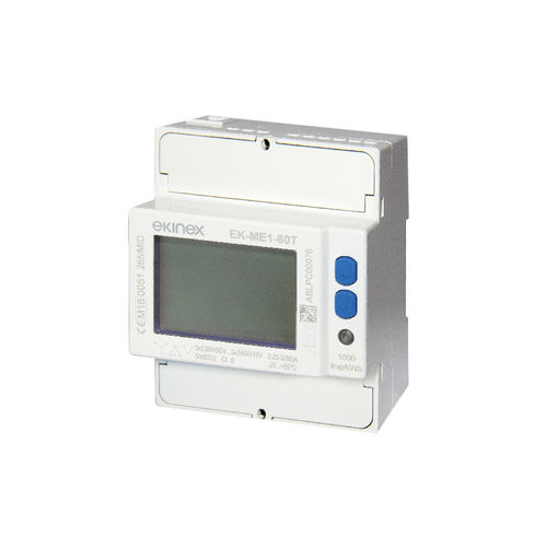 Contatore di energia trifase - EK-ME1-80T - ekinex® - digitale / 50 Hz / 60 Hz