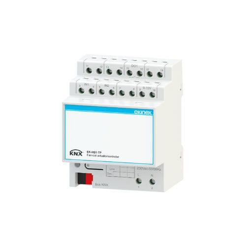 Regolatore per sistema di ventilazione per sistema di ventilazione - EK-HB1-TP - ekinex® - per impianti di riscaldamento / KNX