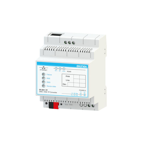 Modulo di interfaccia gateway - EK-BK1-TP - ekinex® - su guida DIN / KNX / DMX