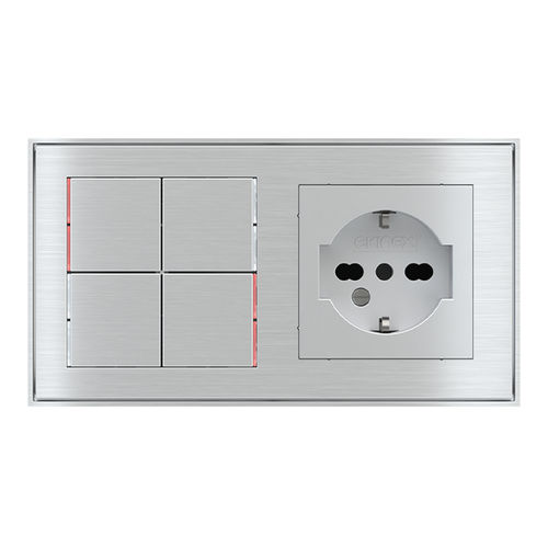 Interruttore per persiana avvolgibile - EK-E12-TP | EK-PWS-IT - ekinex® - a pulsante / elettronico / non incassato