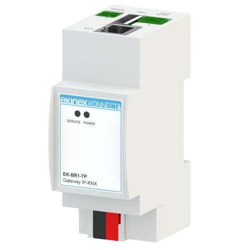 Modulo di interfaccia gateway - EK-BR1-TP - ekinex® - su guida DIN / KNX / IP