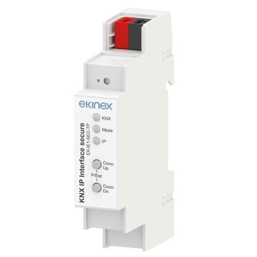 Modulo di interfaccia su guida DIN - EK-IE1-SEC-TP - ekinex® - KNX / IP / LAN