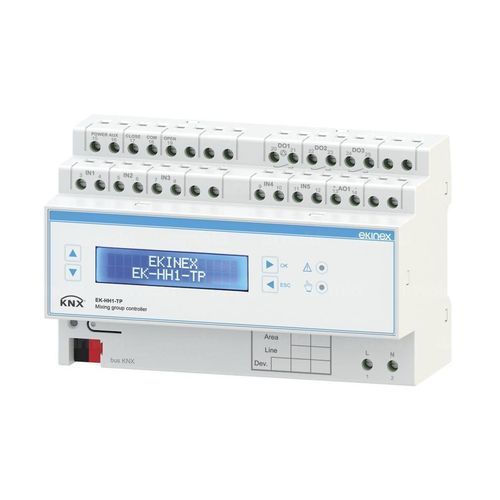 Regolatore di riscaldamento su guida DIN - EK-HH1-TP - ekinex® - di raffreddamento / per riscaldamento a pavimento / controllo della valvola