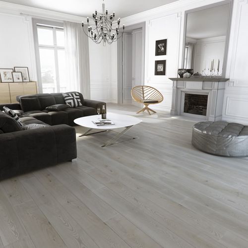 Parquet multistrato - PLATINIUM GRANDE - Barlinek - in frassino / spazzolato / opaco