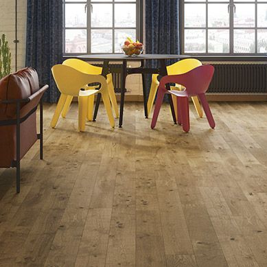 Parquet multistrato - BONET MEDIO - Barlinek - in rovere / spazzolato / opaco