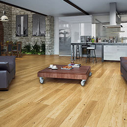 Parquet multistrato - BRIGHT GRANDE - Barlinek - in legno / in rovere / finitura con olio naturale