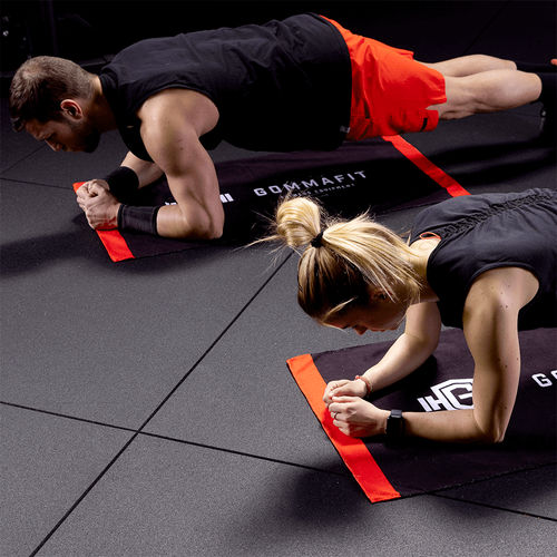 Pavimento in gomma riciclata - SQUARE PLUS - Ken bio srl - da interno / per impianti sportivi / per attività sportiva