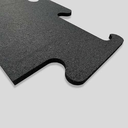 Pavimento in gomma riciclata - BORDI PUZZLE HD - Ken bio srl - da interno / per impianti sportivi / per attività sportiva