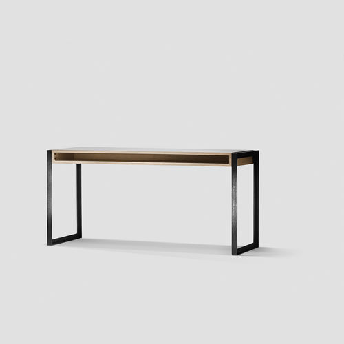 Scrivania da terra - T-FRAME - LLLP by Nicholas Rose - contemporanea / in legno compensato / in linoleum