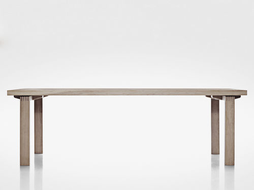 Tavolo da pranzo contemporaneo - LLLP by Nicholas Rose - in legno compensato / in betulla / con supporto in quercia