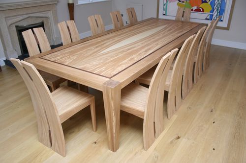 Tavolo da pranzo contemporaneo - MANDORLA - David Tragen - in rovere / in noce / in frassino