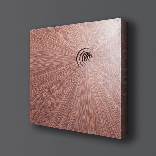 Scultura in legno - VORTEX - David Tragen - da parete / per spazi pubblici / per hotel