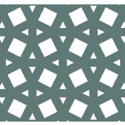 Pannello decorativo da parete - LATTICE SECOND - DEMAMBA - per parete / per facciata / in legno