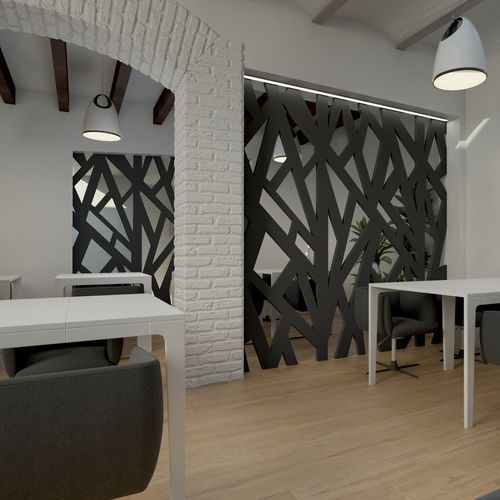 Pannello decorativo da parete - LATTICE IBIZA - DEMAMBA - per parete / per esterni / in legno