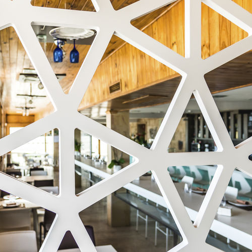 Pannello decorativo per parete - LATTICE FIRST - DEMAMBA - per facciata / in legno / in MDF