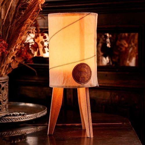 Lampada da tavolo - Belem - 727 sailbags - da comodino / in tessuto / in rovere