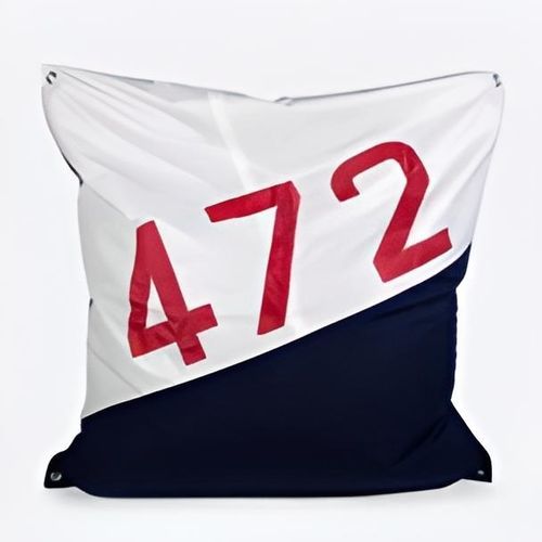 Poltrona a sacco contemporanea - Maxi Navy - 727 sailbags - in tessuto / sfoderabile / 100% riciclata