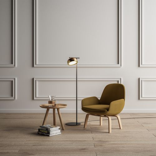 Lampada da terra - MOLLY - Tooy - in rame / in ottone spazzolato / contemporanea