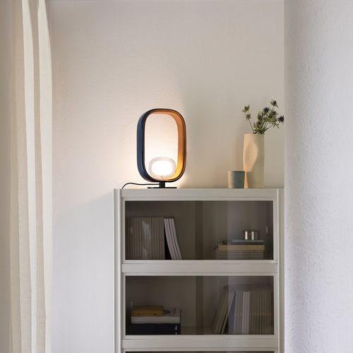 Lampada da comodino - FILIPA - Tooy - in metallo / in vetro borosilicato / in pelle