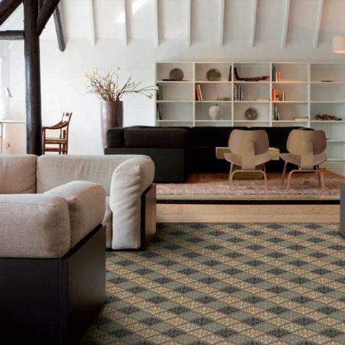 Moquette tufted - SEASONS COMFORT - Halbmond - in poliammide / contract / con motivi floreali