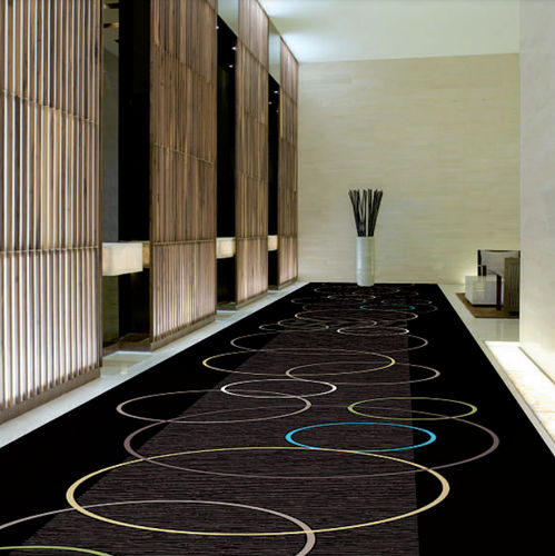 Moquette tufted - CIRCLES IN MOTION - Halbmond - strutturata / in poliammide / contract