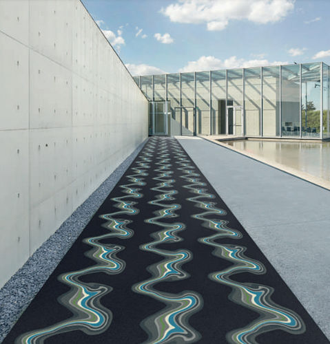 Moquette tufted - XTRA - Halbmond - bouclé / in poliammide / per ufficio