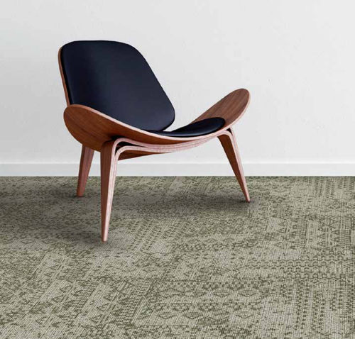 Moquette tufted - FLAX FLOOR  - Halbmond - in poliammide / in lino / contract