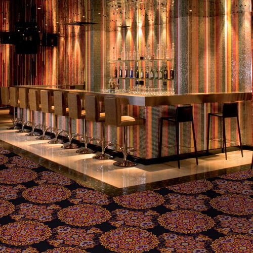 Moquette a quadrotte - NIGHTLIFE - Halbmond - tufted / pelo raso / in poliammide