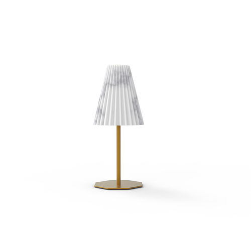 Lampada da tavolo - ATENA - OREADI OR9 - GSC LIGHTING - in ottone spazzolato / in marmo / contemporanea