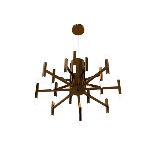 Lampadario contemporaneo - AMLETO - OPERA OP5 - GSC LIGHTING - in ottone lucidato / fatto a mano / su misura