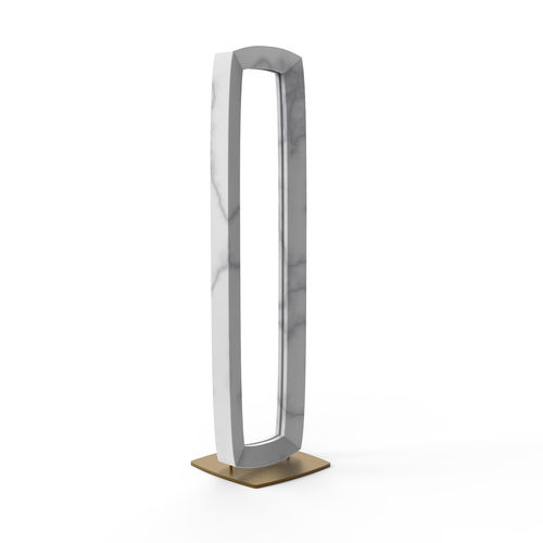 Lampada da terra - EOS - OREADI OR5  - GSC LIGHTING - in ottone spazzolato / in marmo / contemporanea