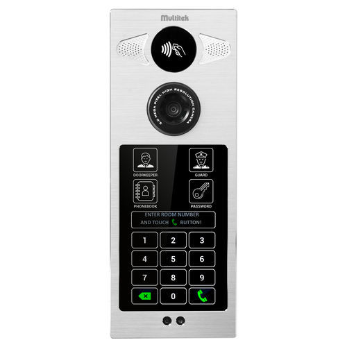 Citofono esterno in alluminio - DIP70 - Multitek Electronics - residenziale / da parete / per montaggio a filo