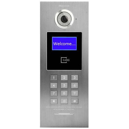 Citofono esterno in alluminio - MB11 - Multitek Electronics - residenziale / da parete / per montaggio a filo