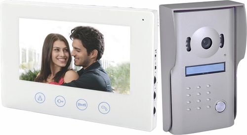 Sistema di videocitofono bianco - RL-B17M - Multitek Electronics - residenziale / per montaggio a filo / da interno