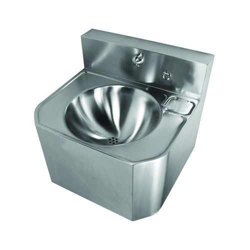 Lavabo sospeso - IN-SMC - SUPRATECH - in acciaio inossidabile / per disabili / rotondo