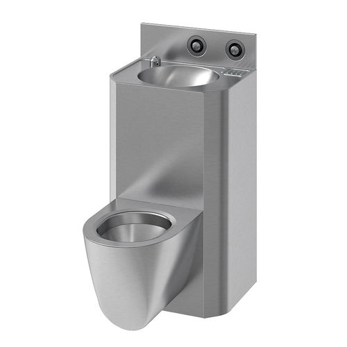 WC sospeso - COMPAC - SUPRATECH - in acciaio inossidabile / per istituto penitenziario / contract