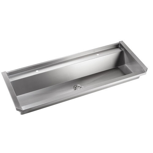 Lavabo a muro - INTER-5 series - SUPRATECH - in acciaio inossidabile / su misura / per disabili
