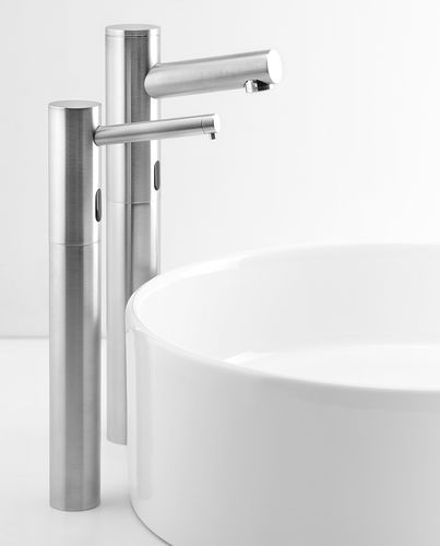 Distributore di sapone professionale - ELITE  - SUPRATECH - da bancone / in ottone cromato / elettronico