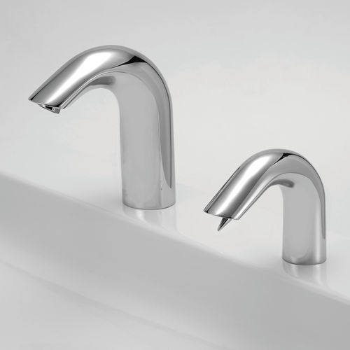 Distributore di sapone professionale - ALLURE - SUPRATECH - da bancone / in ottone cromato / elettronico