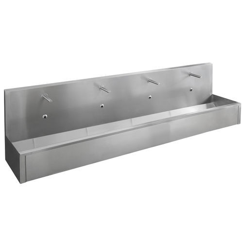 Lavandino a muro - LM-8 series - SUPRATECH - rettangolare / in acciaio inossidabile / in acciaio inossidabile