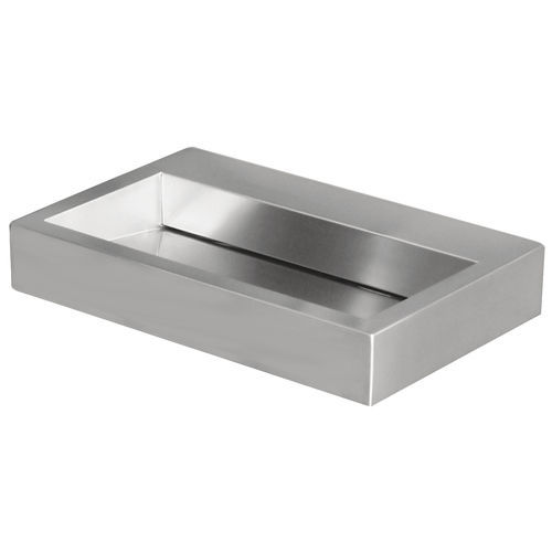 Lavabo a muro - L-114-S series - SUPRATECH - in acciaio inossidabile / su misura / per disabili