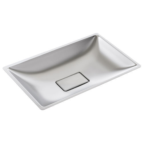 Lavabo da incasso - LM-365 series - SUPRATECH - in acciaio inossidabile / rettangolare / senza foro