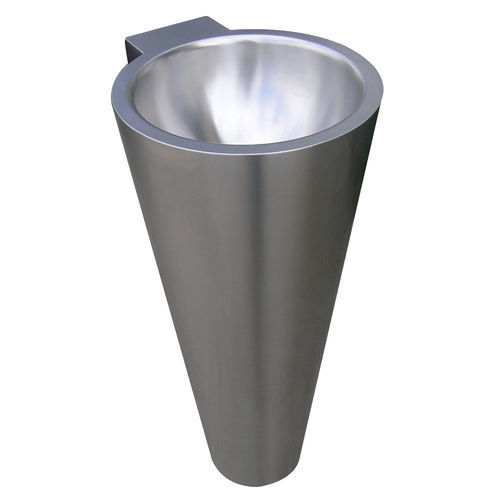 Lavabo autoportante - LP-015-S series - SUPRATECH - in acciaio inossidabile / lucido / conico
