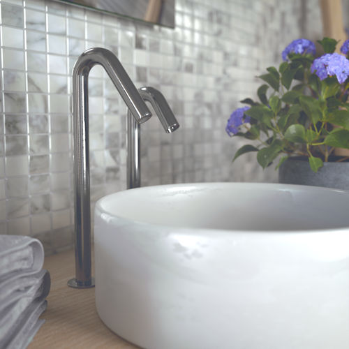 Rubinetto per lavabo - ONE MAXI - SUPRATECH - da appoggio / a infrarossi / in ottone cromato