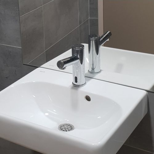 Miscelatore per lavabo - ELITE - SUPRATECH - per lavamani / da appoggio / elettronico