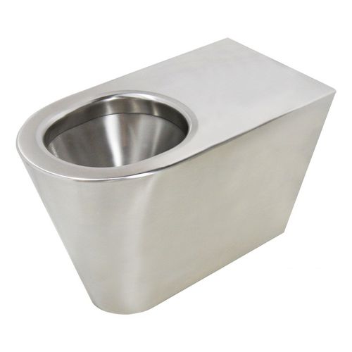 WC da appoggio - ULTIMA TC - SUPRATECH - in acciaio inossidabile / per bagno pubblico / contract
