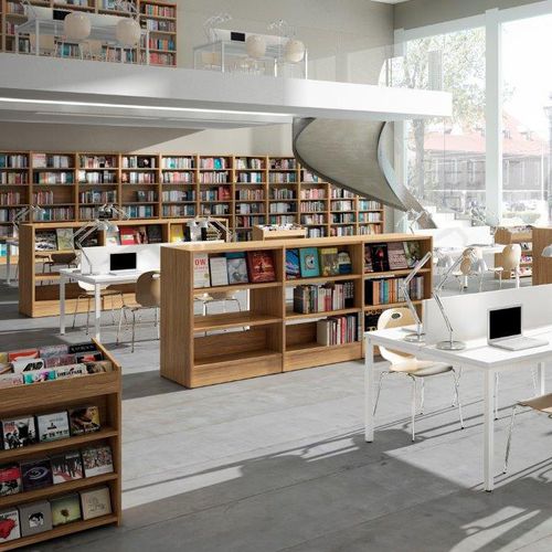 Libreria modulare - MENTOR - EMOBOK - alta / bassa / a paravento