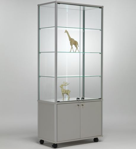 Vetrina contemporanea - IDM78 - Castellani.it srl - con piedi / in vetro / in alluminio